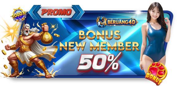 BONUS NEW MEMBER 50% 2025